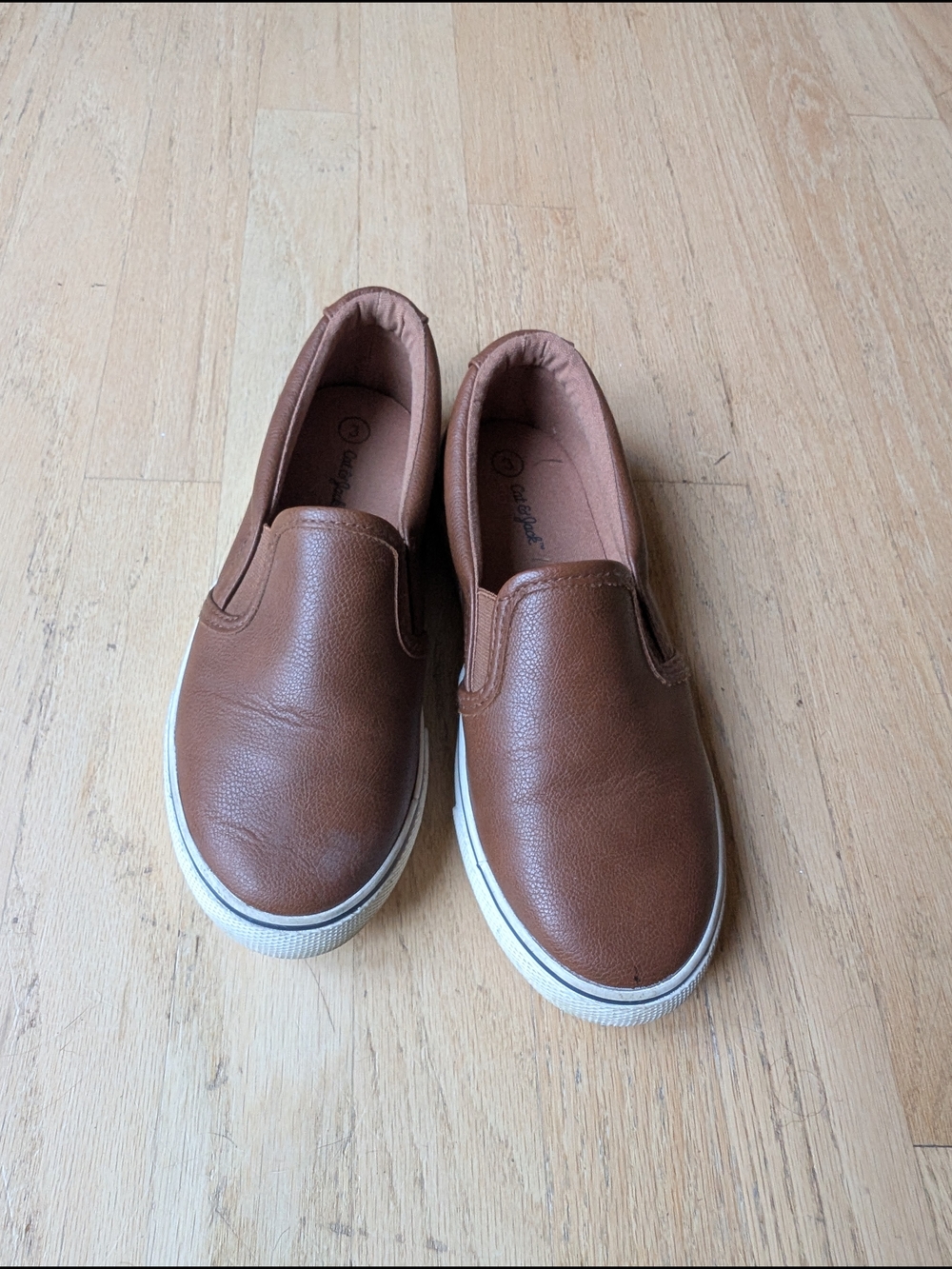 Cat & Jack Brown Slip-On Sneakers for Kids
